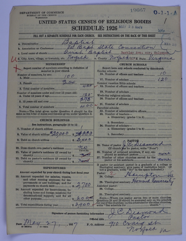 Scan of Negro Baptists: 19667