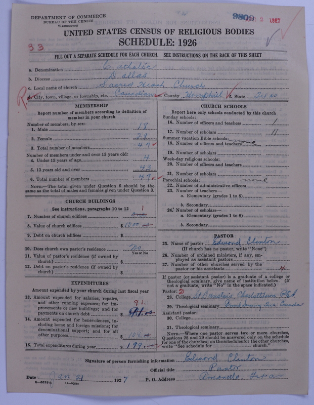 Scan of Roman Catholic Church: 9809