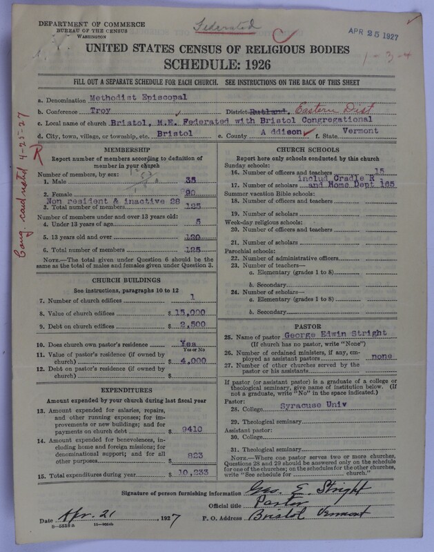 Scan of Federated Churches: 43