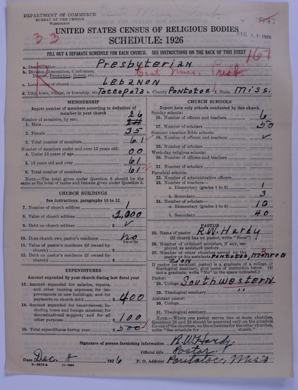 Scan of Presbyterian Church in the United States: 2747