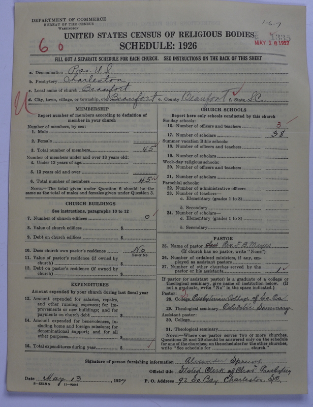 Scan of Presbyterian Church in the United States: 1335