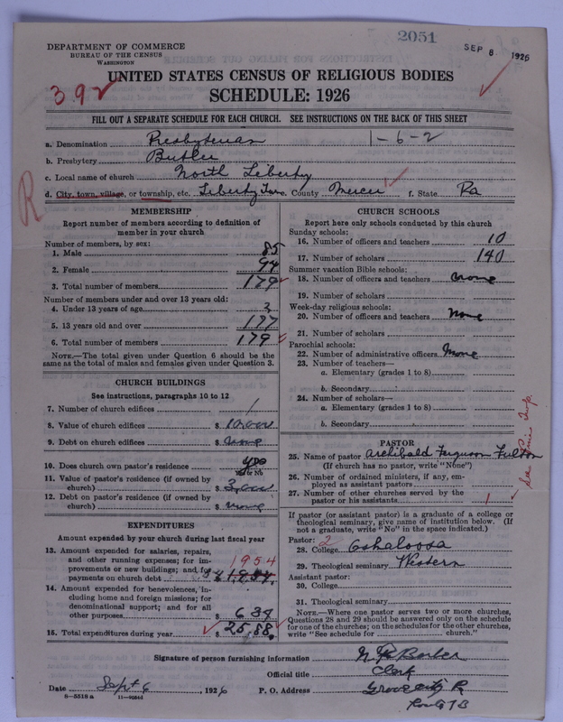 Scan of Presbyterian Church in the United States of America: 2051