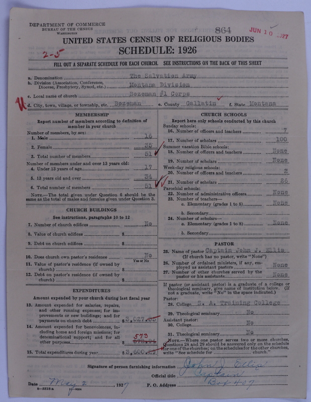 Scan of Salvation Army: 864