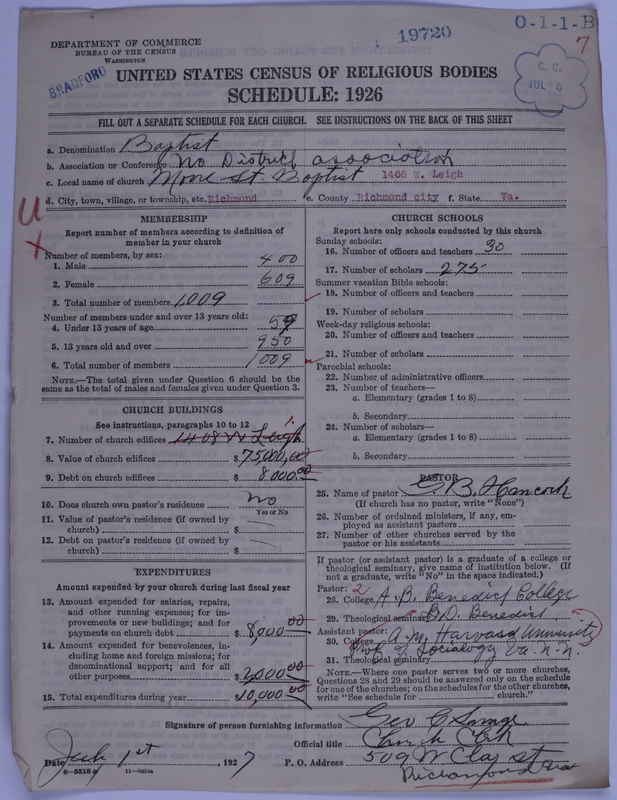 Scan of Negro Baptists: 19720