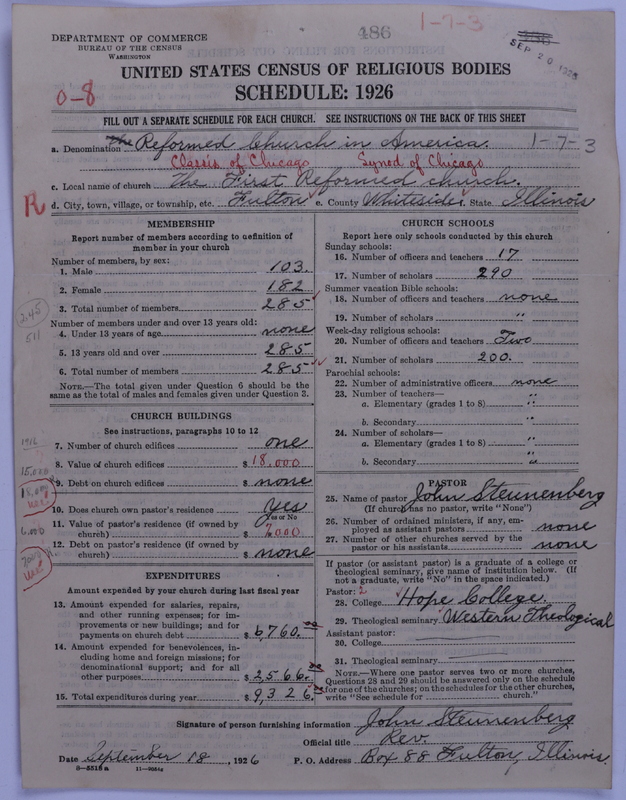 Scan of Reformed Church in America: 486