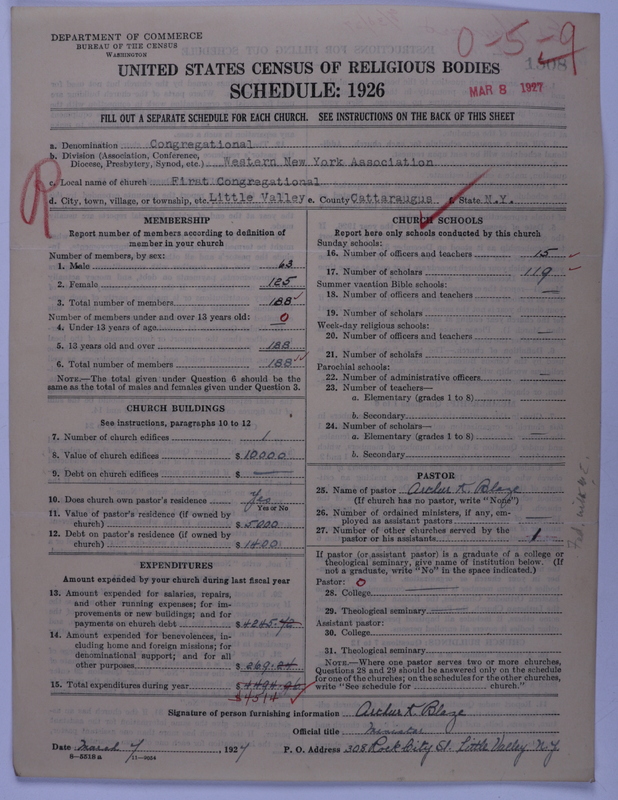 Scan of Congregational Churches: 1508