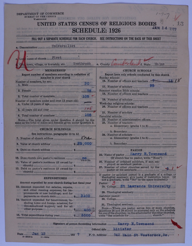 Scan of Universalist Church: 13