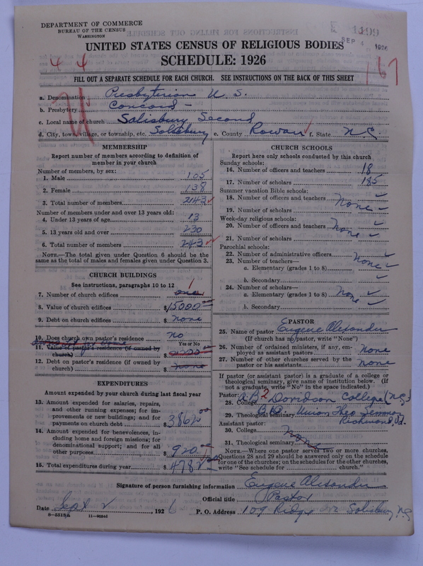 Scan of Presbyterian Church in the United States: 1199