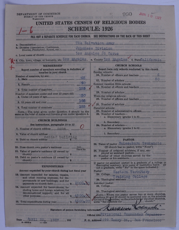 Scan of Salvation Army: 990