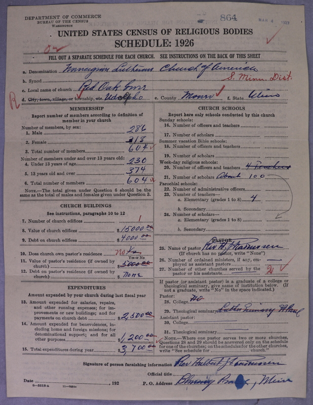 Scan of Norwegian Lutheran Church of America: 864