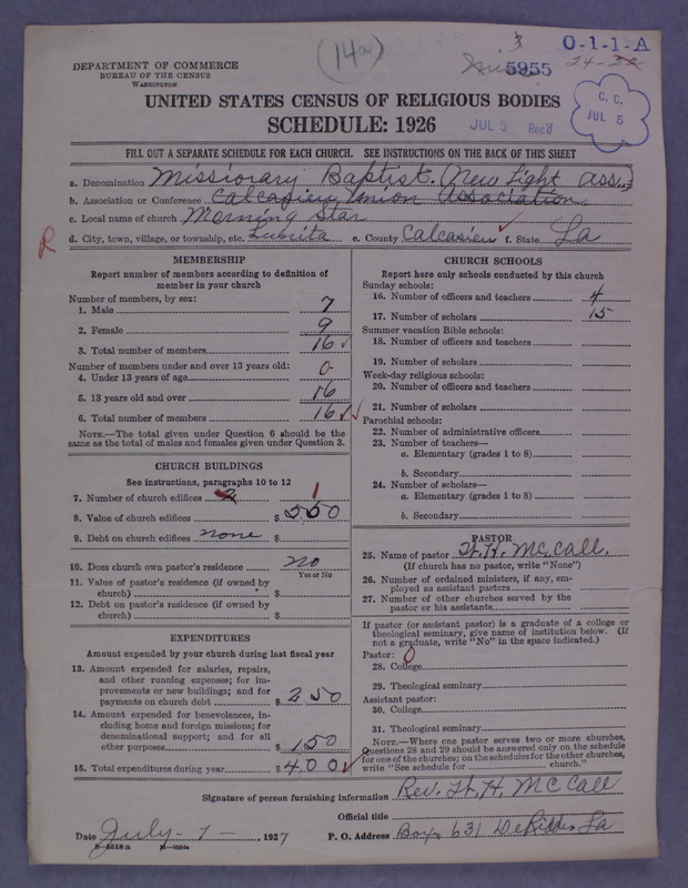 Scan of Negro Baptists: 5955