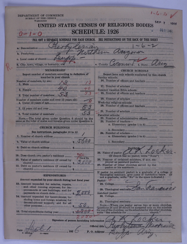 Scan of Presbyterian Church in the United States of America: 8196