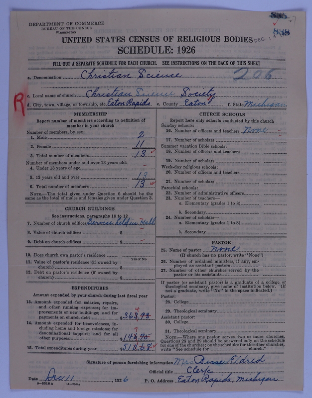 Scan of Church of Christ, Scientist: 888