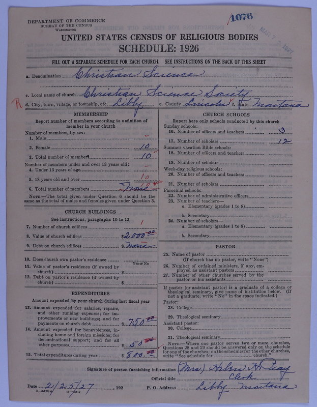 Scan of Church of Christ, Scientist: 1076