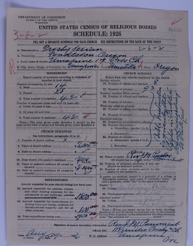 Scan of Presbyterian Church in the United States of America: 8552