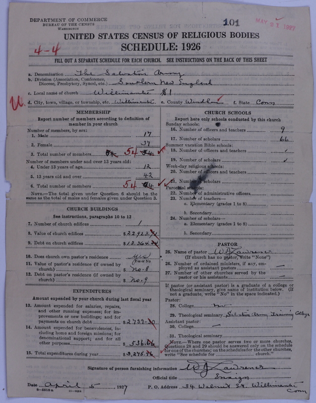 Scan of Salvation Army: 101
