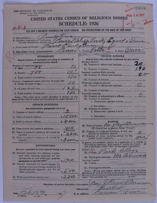 Scan of Presbyterian Church in the United States of America: 4969
