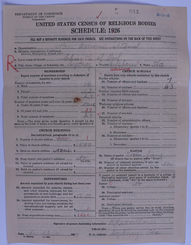 Scan of Church of God (Headquarters, Anderson, Ind.): 611