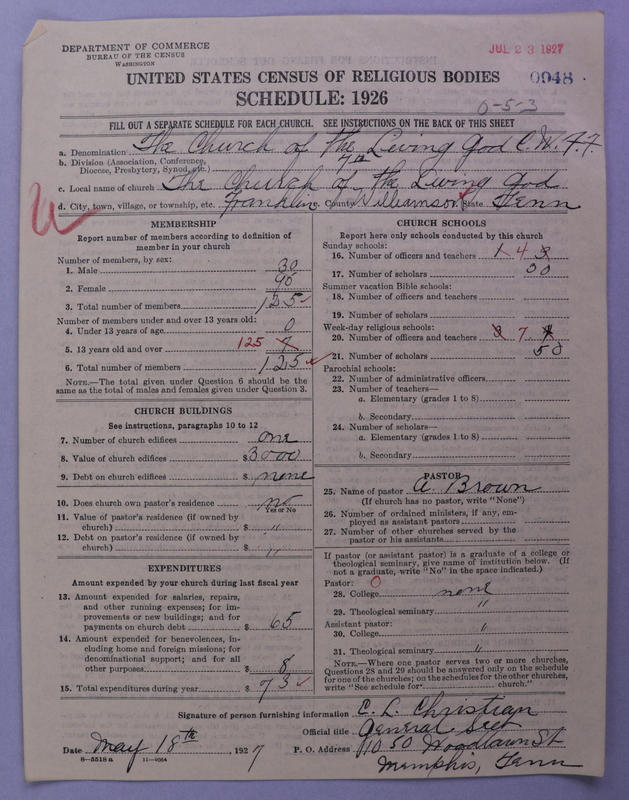 Scan of Church of the Living God, Christian Workers for Fellowship: 48