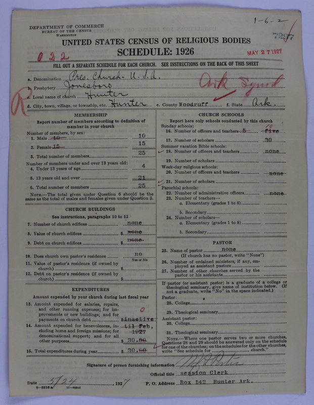 Scan of Presbyterian Church in the United States of America: 7297