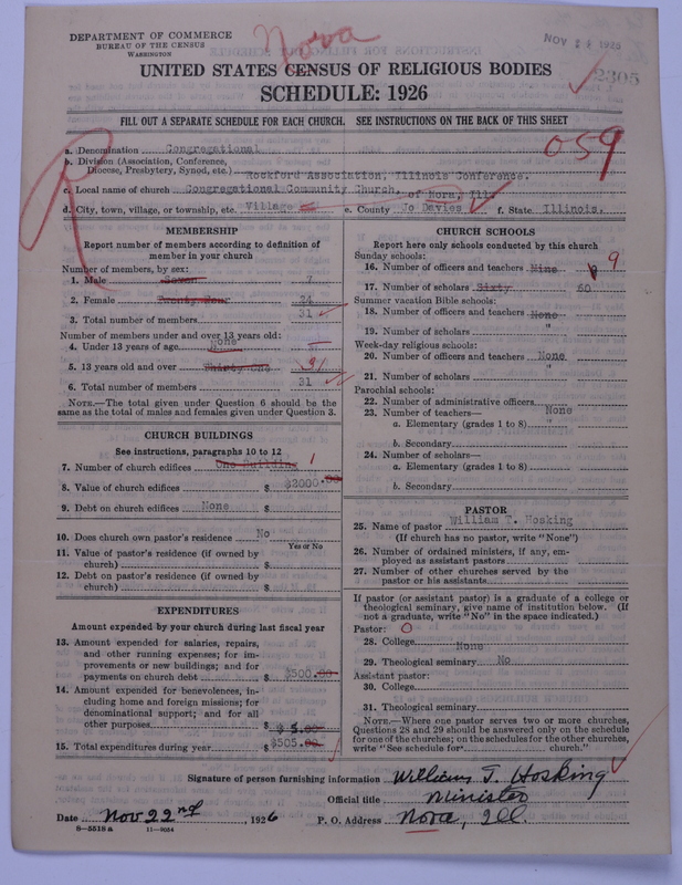 Scan of Congregational Churches: 2305
