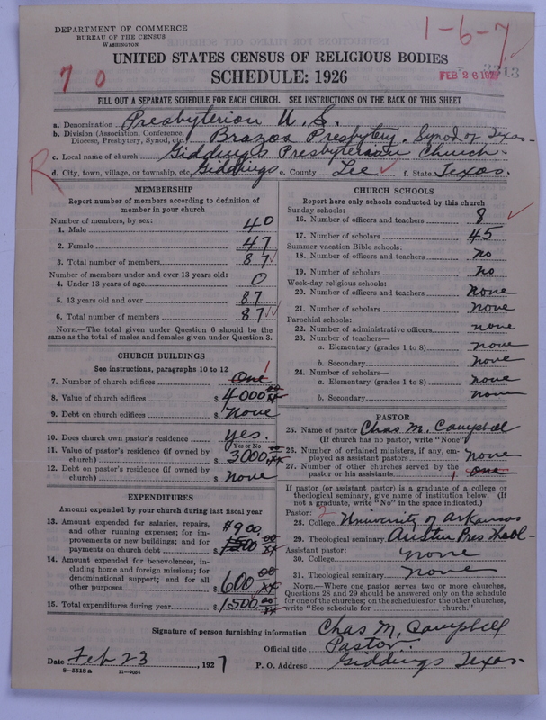 Scan of Presbyterian Church in the United States: 3313