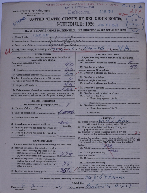 Scan of Negro Baptists: 19630