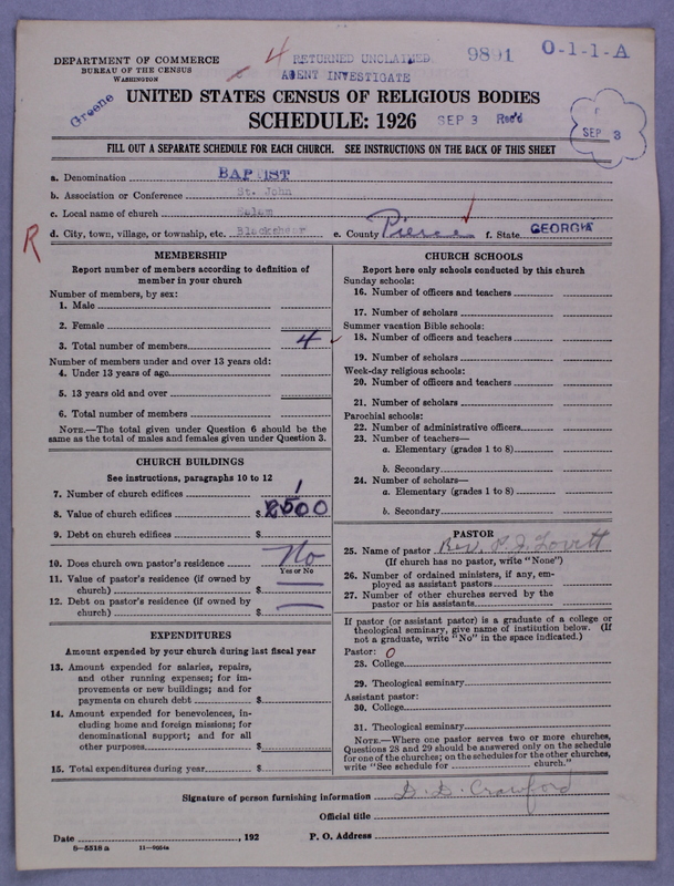 Scan of Negro Baptists: 9891