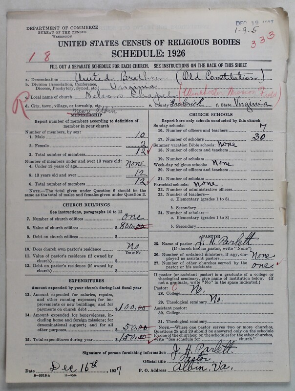 Scan of Church of the United Brethren in Christ (Old Constitution): 333