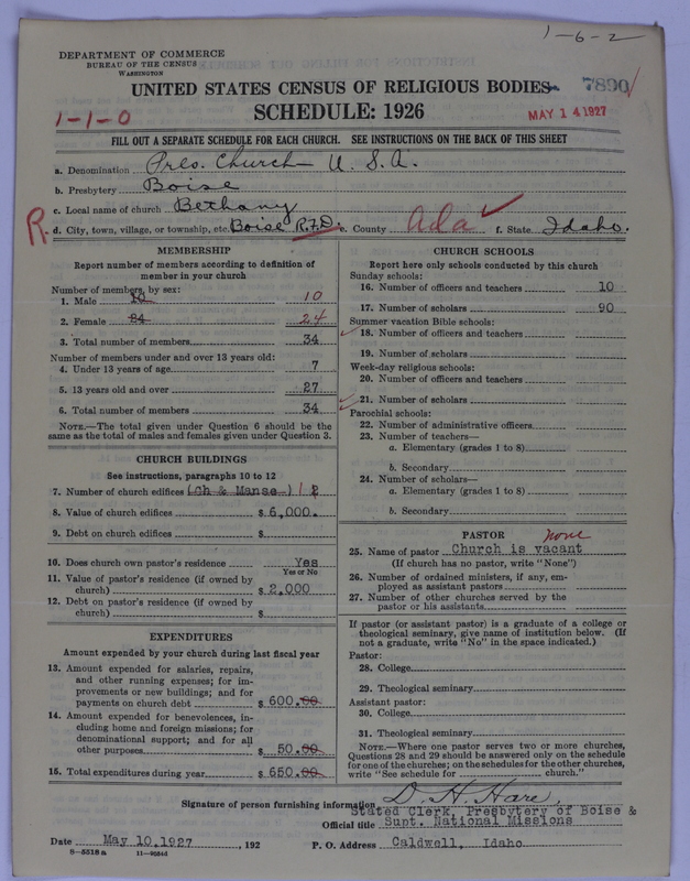 Scan of Presbyterian Church in the United States of America: 7890