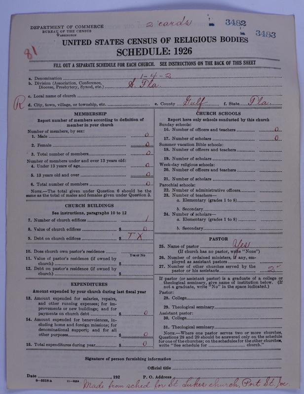 Scan of African Methodist Episcopal Church: 3483
