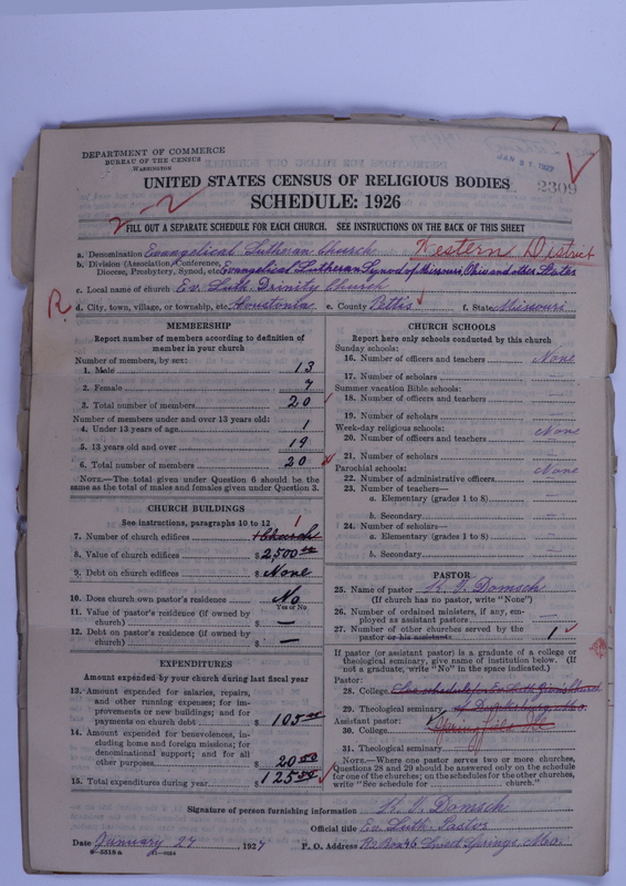 Scan of Evangelical Lutheran Synodical Conference of America: Evangelical Lutheran Synod of Missouri, Ohio, and Other States: 2309