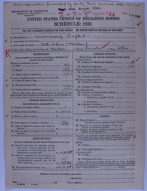 Scan of Missionary Baptist General Assembly of Oklahoma: 66