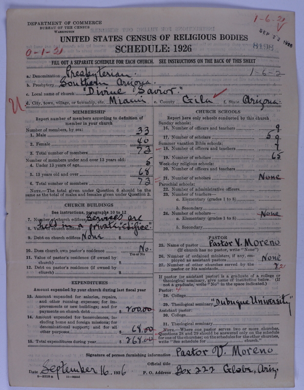 Scan of Presbyterian Church in the United States of America: 8198