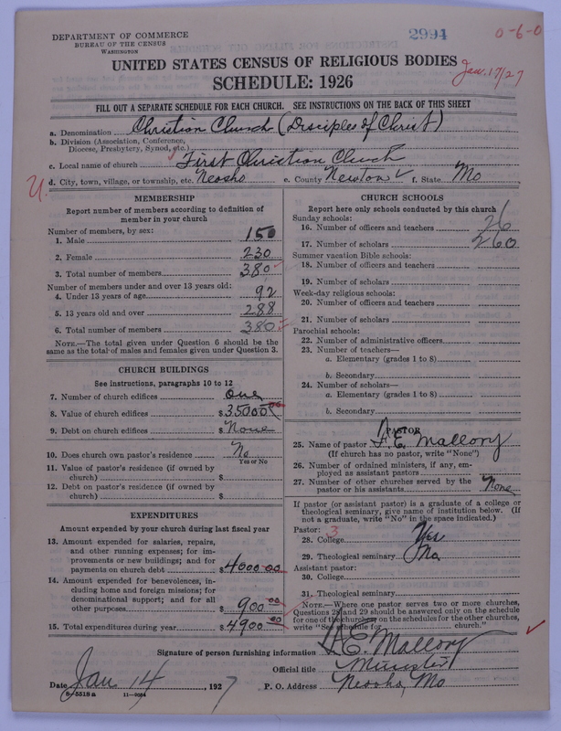 Scan of Disciples of Christ: 2994