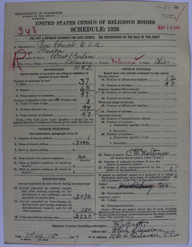 Scan of Presbyterian Church in the United States of America: 2627