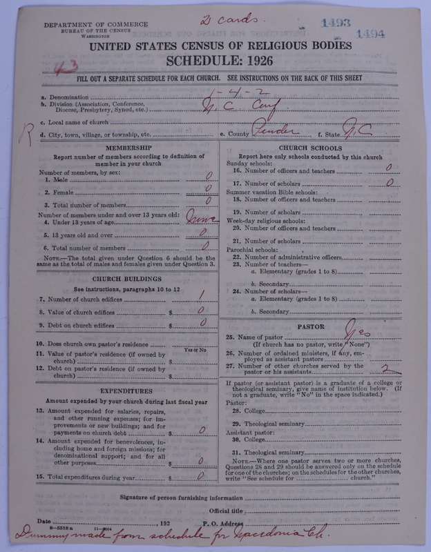 Scan of African Methodist Episcopal Church: 1493