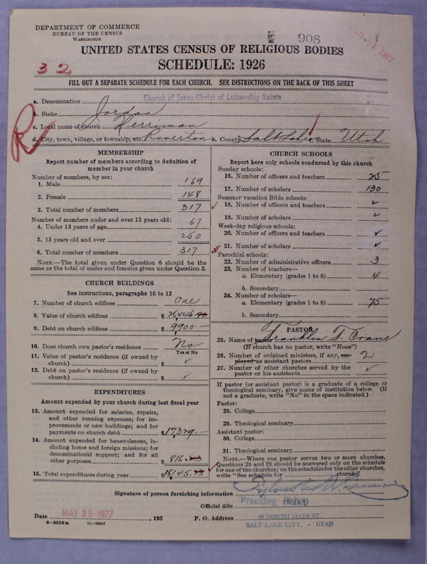 Scan of Church of Jesus Christ of Latter-day Saints: 908
