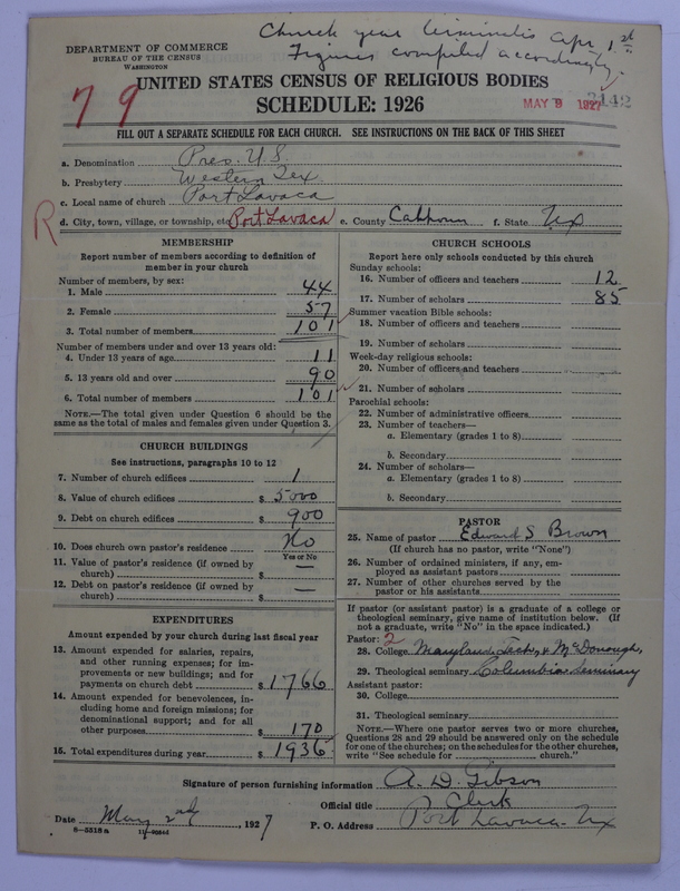 Scan of Presbyterian Church in the United States: 3142