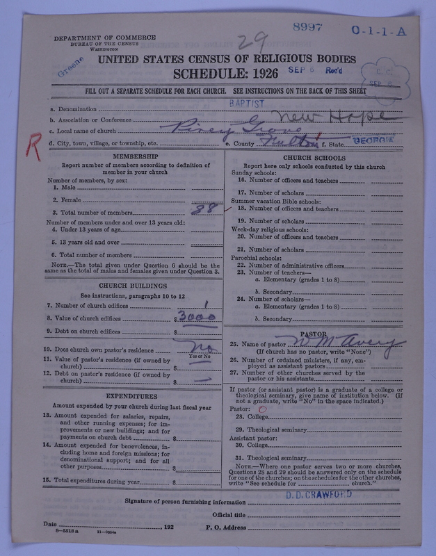 Scan of Negro Baptists: 8997