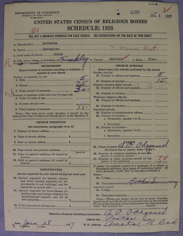 Scan of Norwegian Lutheran Church of America: 488