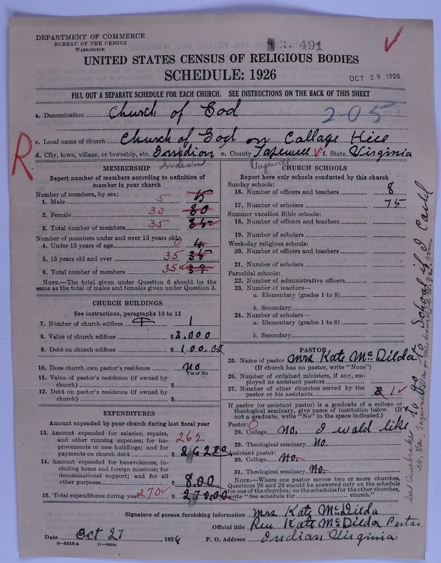 Scan of Church of God (Headquarters, Anderson, Ind.): 491