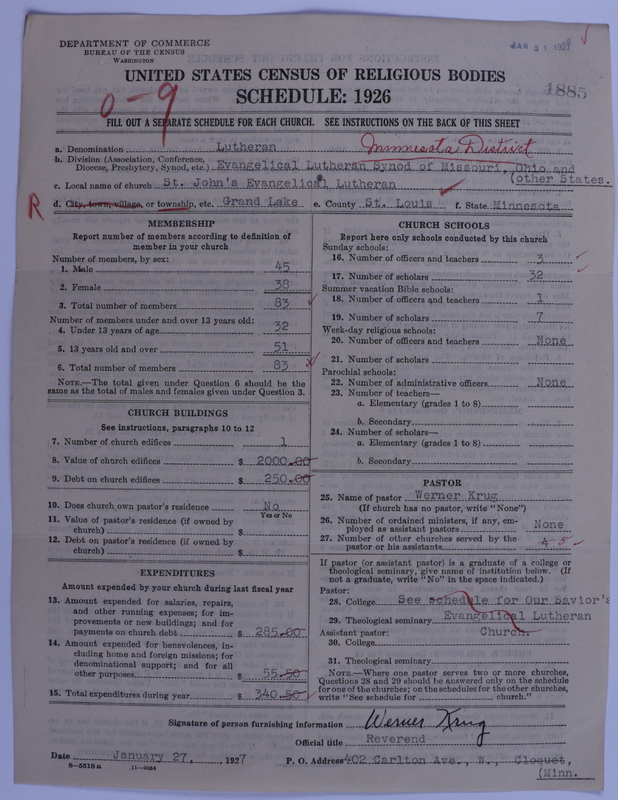 Scan of Evangelical Lutheran Synodical Conference of America: Evangelical Lutheran Synod of Missouri, Ohio, and Other States: 1885