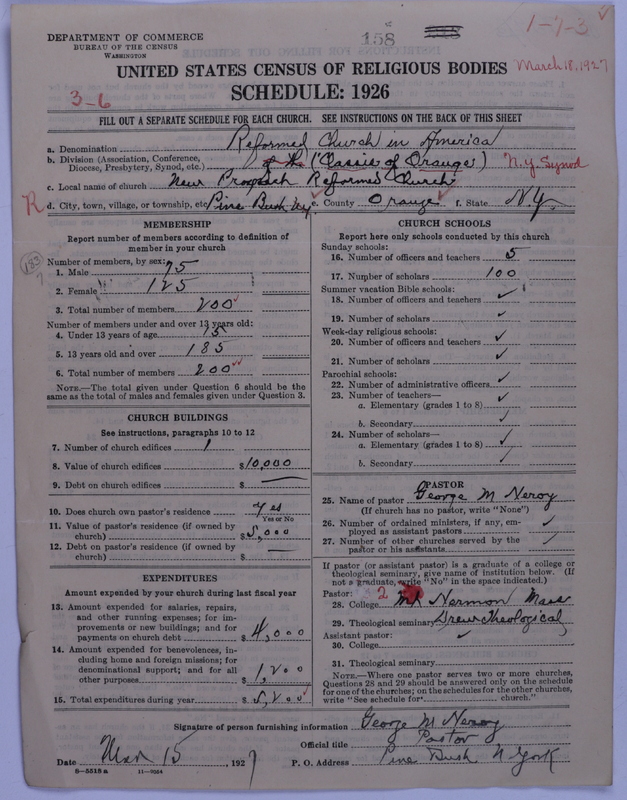 Scan of Reformed Church in America: 158