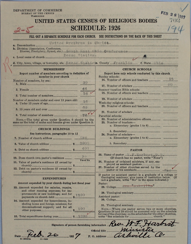 Scan of Church of the United Brethren in Christ: 702