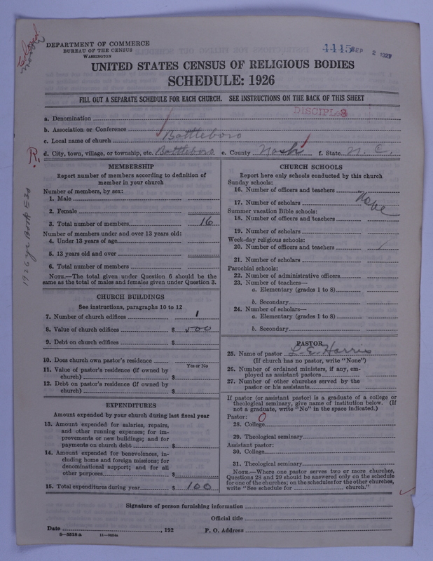 Scan of Disciples of Christ: 4445