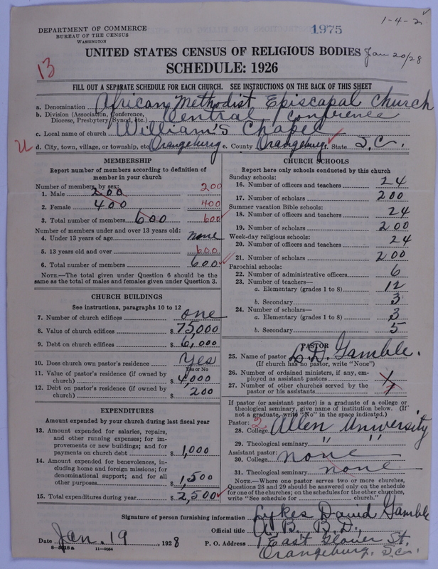 Scan of African Methodist Episcopal Church: 1975
