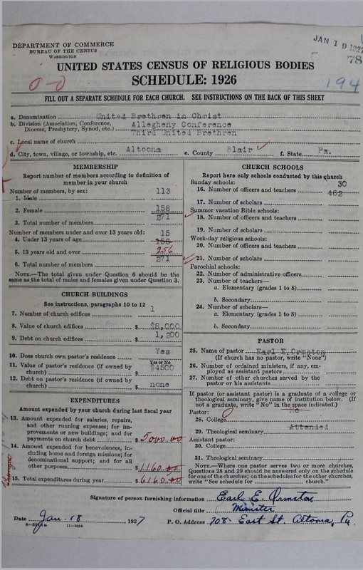 Scan of Church of the United Brethren in Christ: 78