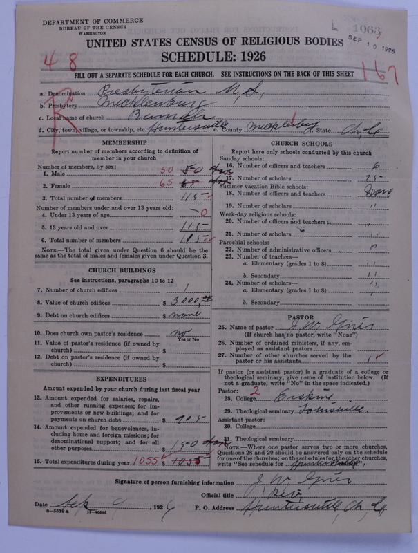 Scan of Presbyterian Church in the United States: 1063