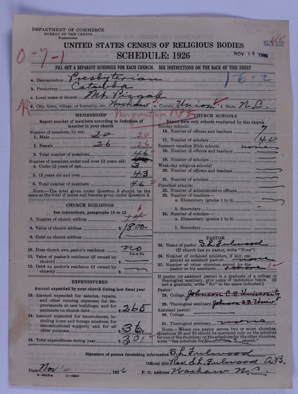 Scan of Presbyterian Church in the United States of America: 6542